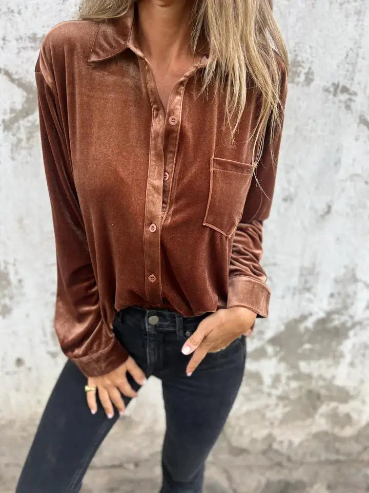 Velvet shirt