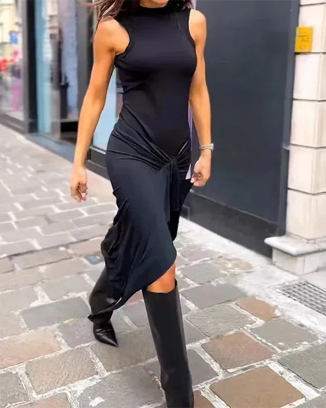 Giana - Long sleeveless dress