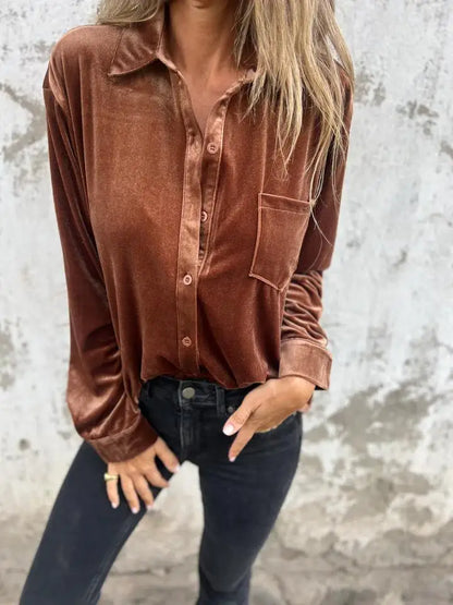 Velvet shirt