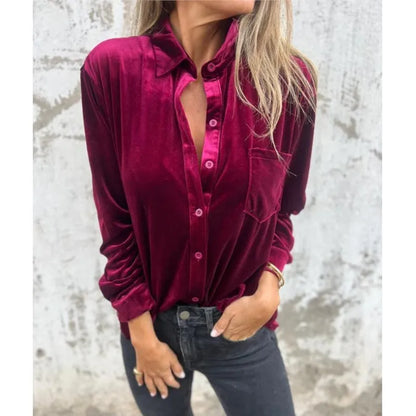 Velvet shirt